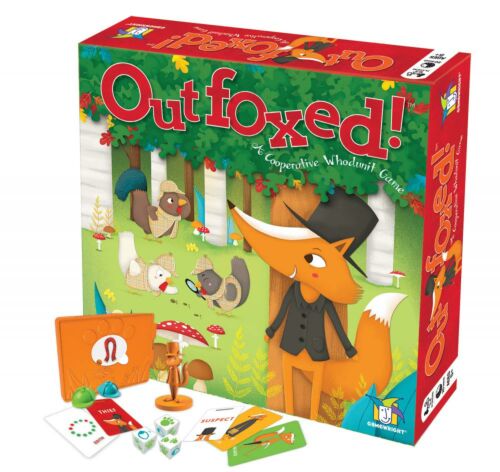 Outfoxed Board Game A Cooperative Whodunit Family Friendly Game Ages 5+