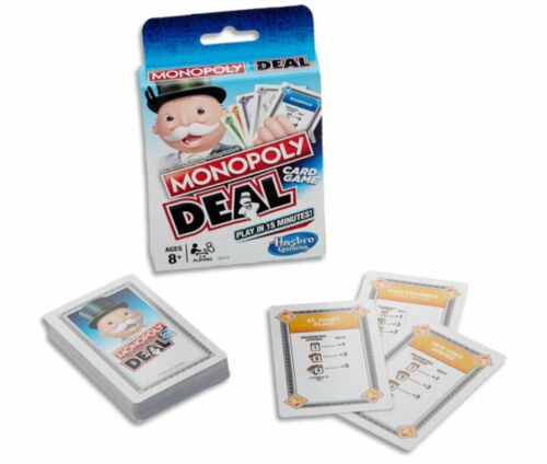 Monopoly Deal Card Game A Fast Paced Variation To The Classic Board Game Family Friendly Ages 8+