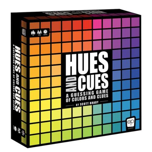 Hues And Cues Board Game A Guessing Game of Colours And Clues Family Friendly Ages 8+