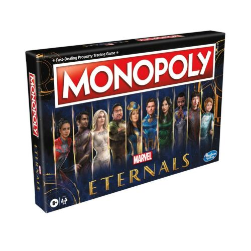 Monopoly Marvel Eternals Edition The Fast Paced Property Trading Game Ages 8+