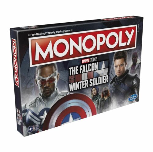 Monopoly Marvel The Falcon & The Winter Soldier Edition The Fast Dealing Property Board Game Ages 14+