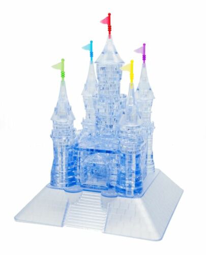 Grand Castle Blue Crystal Puzzle 3D Jigsaw Puzzle 125 Pieces