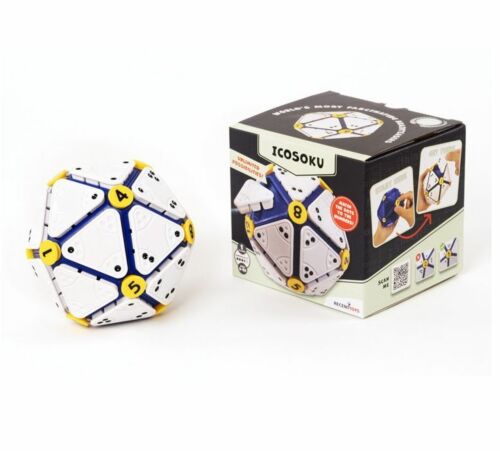 Icosoku Brain Teaser Icosahedron Puzzle Game Unlimited Possibilities Ages 7+