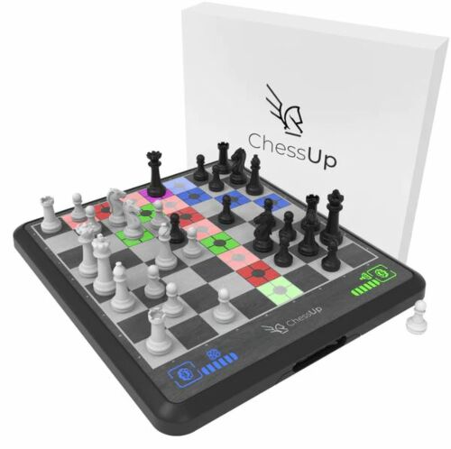 ChessUp High Tech Chess Set With In Built Chess Engine Walnut Colour