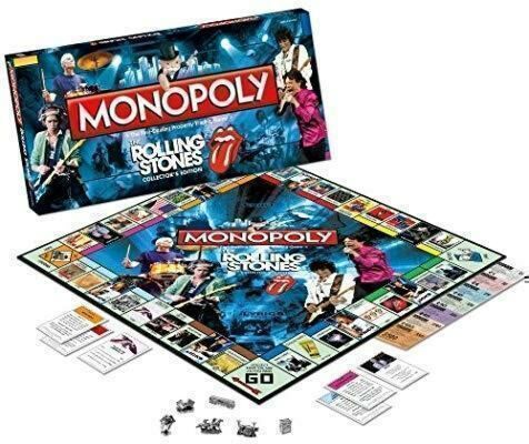 The Rolling Stones Monopoly Board Game Collectors Item Fast Trading Game