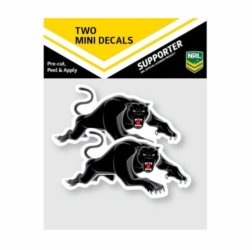 Penrith Panthers NRL Set of 2 Mini Decals Car Stickers itag