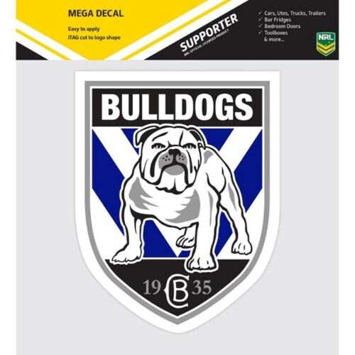 Canterbury Bulldogs NRL Club Logo Large Pre-Cut Car Spot Sticker Mega Decal