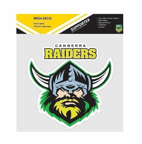 Canberra Raiders NRL Club Logo Large Pre-Cut Car Spot Sticker Mega Decal