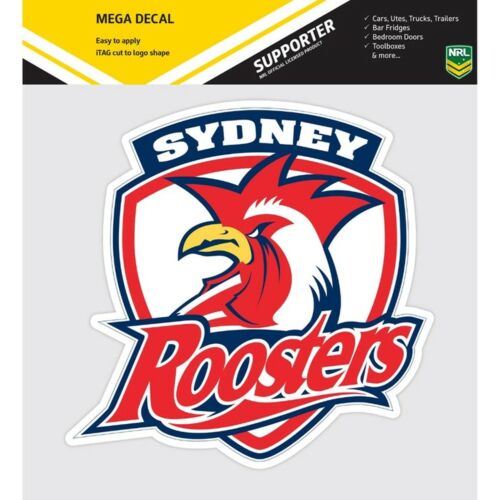 Sydney Roosters NRL Club Logo Large Pre-Cut Car Spot Sticker Mega Decal