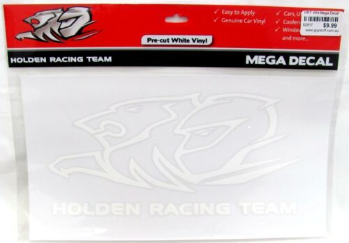 Holden Racing Team HRT Logo White Mega Spot Car Sticker Decal 