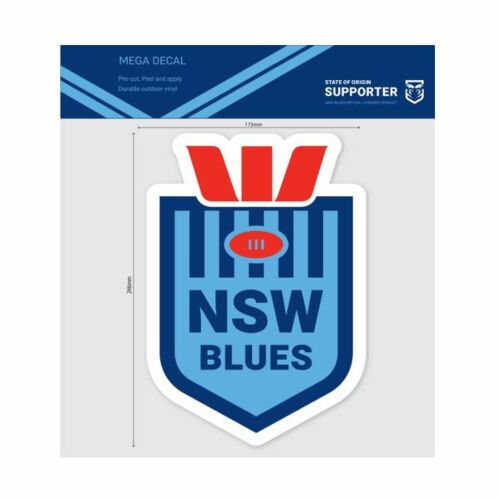 New South Wales Blues State of Origin Car Spot Sticker Mega Decal SOO NSW