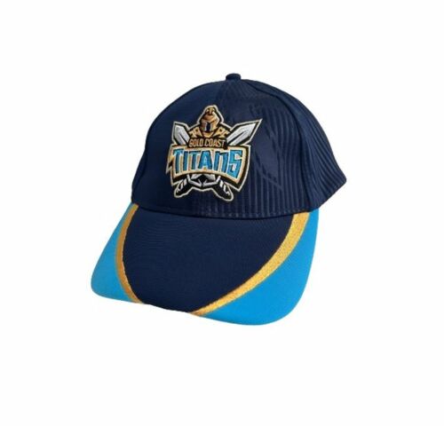 Gold Coast Titans NRL Team Logo Velcro Adjustable Adult Unisex Shadow Cap Hat