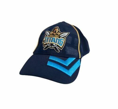 Gold Coast Titans NRL Team Logo Chevron Adjustable Adult Cap Hat