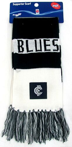 Carlton Blues AFL Football Cloth Bar Patch Scarf