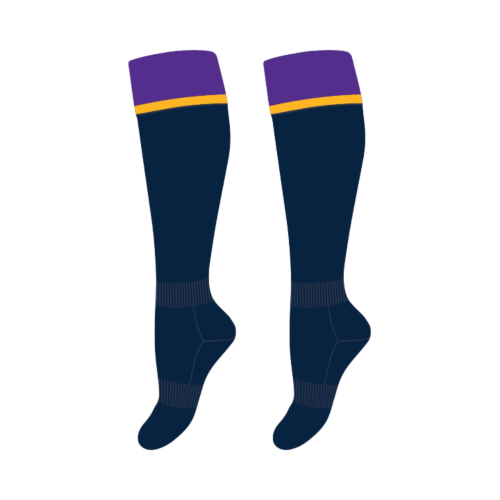 Melbourne Storm NRL Team Elite Supporter Socks Adult Mens Size 7-11