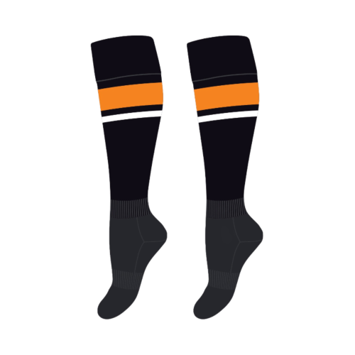 Wests Tigers NRL Team Elite Supporter Socks Adult Mens Size 11-14
