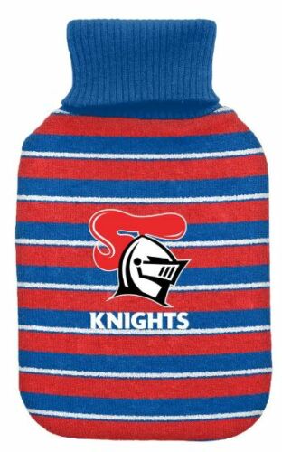 Newcastle Knights NRL Team Rubber 2L Hot Water Bottle & Cover 