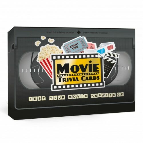 Movie Trivia Cards Party Trivia Card Game Test Your Knowledge Family Friendly Fun 