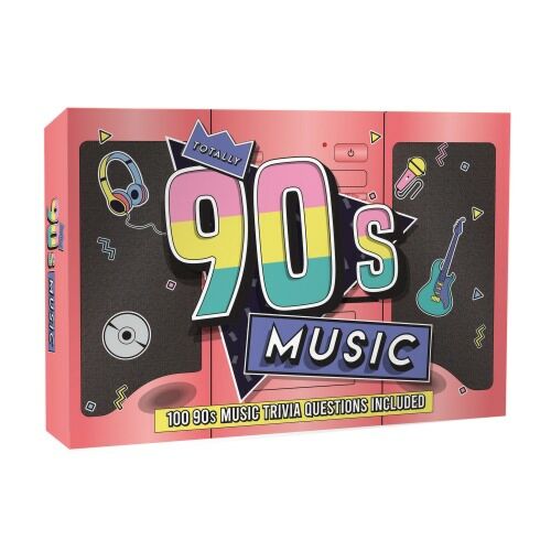 Totally 90’s Music Trivia Party Card Game 100 Music Questions Family Friendly Fun