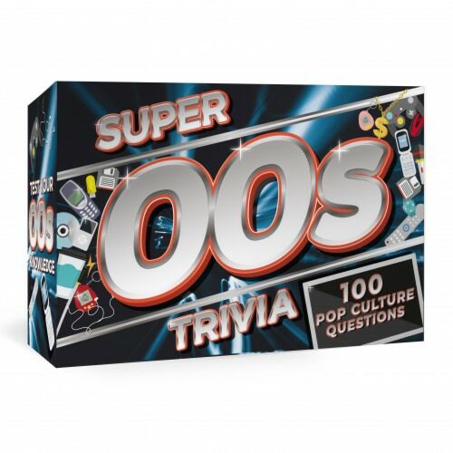 Super 00’s Trivia Party Card Game 100 Pop Culture Questions Family Friendly Fun