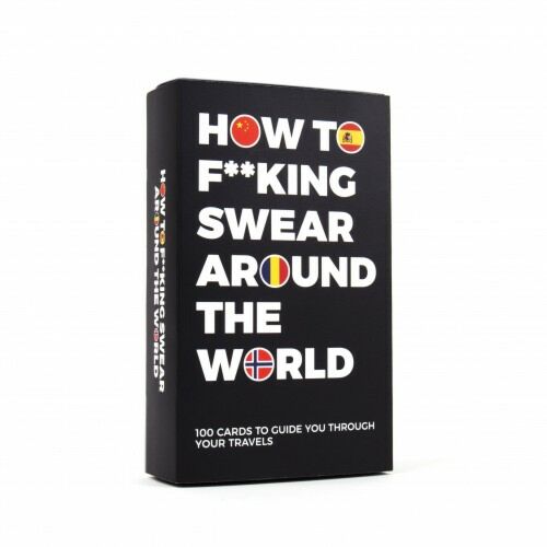 How To F*cking Swear Around The World 100 Language Information Cards