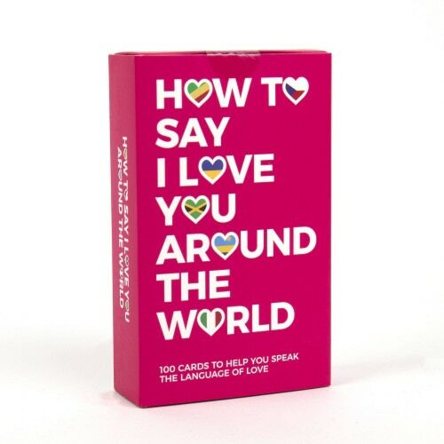 How To Say I Love You Around The World 100 Language Information Cards