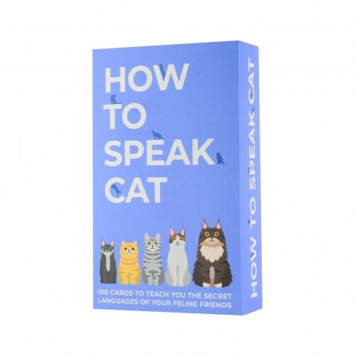 How To Speak Cat 100 Cards To Learn The Language Of Feline Friends