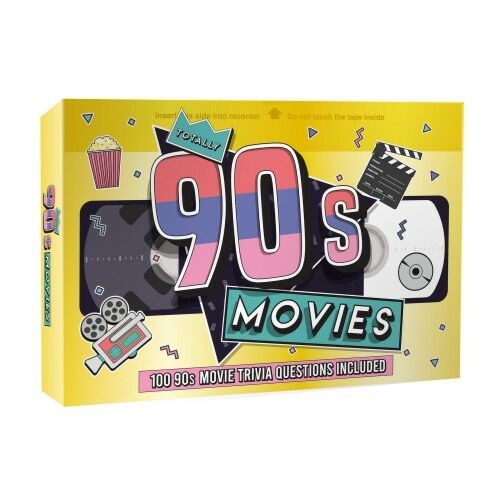 Totally 90’s Movies Trivia Party Card Game 100 Movie Questions Family Friendly Fun