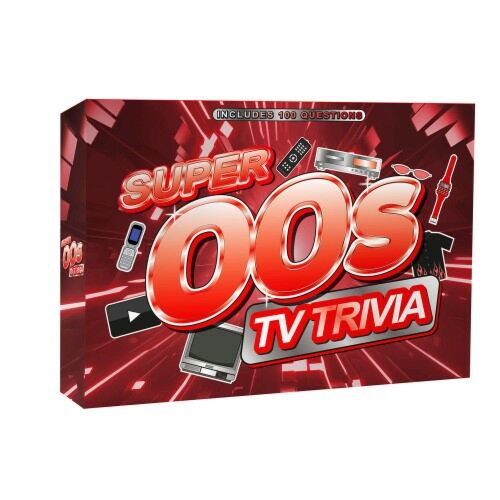 Super 00’s TV Trivia Party Card Game 100 TV Questions Family Friendly Fun