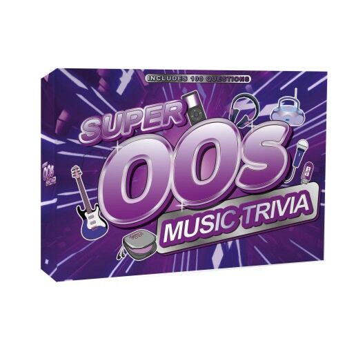 Super 00’s Music Trivia Party Card Game 100 Music Questions Family Friendly Fun