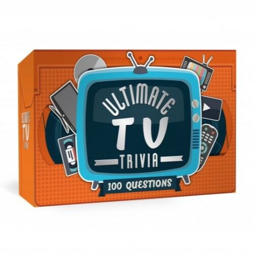 Ultimate TV Trivia Card Game 100 Questions Family Friendly Fun