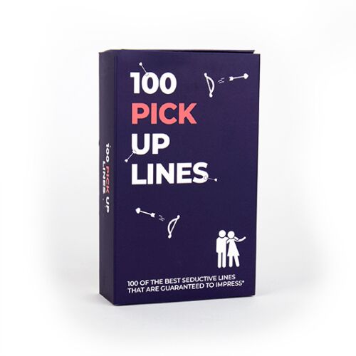 100 Pick Up Lines 100 Of The Best Seductive Lines Guaranteed To Impress Novelty Card Pack