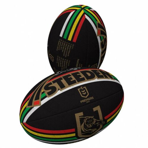 Penrith Panthers 2022 NRL Back To Back Premiers Full Size 5 Large Football Foot Ball Footy