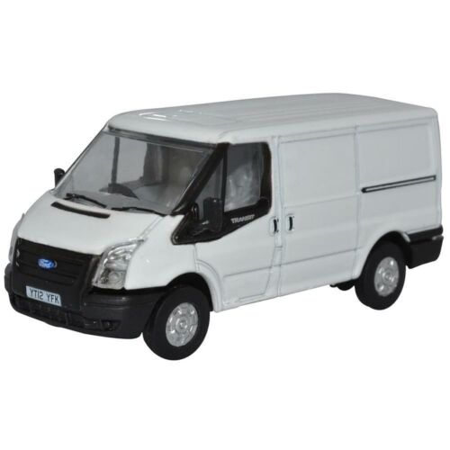 Oxford Commercials Ford Transit Mk5 SWB Low Roof Frozen White 1:76 Scale Model Car