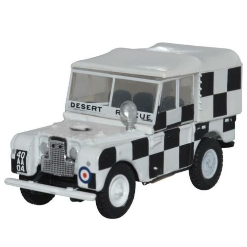 Oxford Military Land Rover Series I 80 Canvas RAC Tripoli Desert Rescue Team 1:76 Scale Model Car