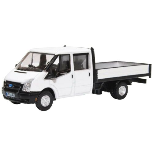 Oxford Commericals Ford Transit Dropside White 1:76 Scale Model Car