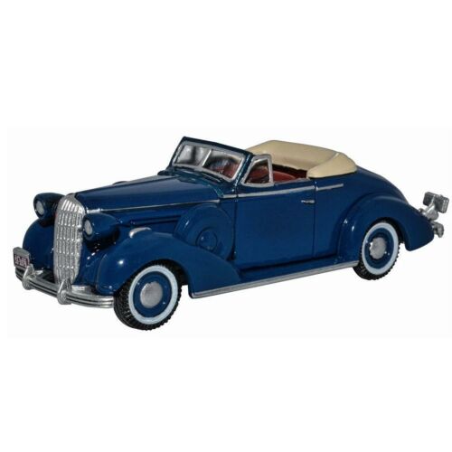 Oxford 1936 Buick Special Convertible Musketeer Blue 1:87 Scale Model Car