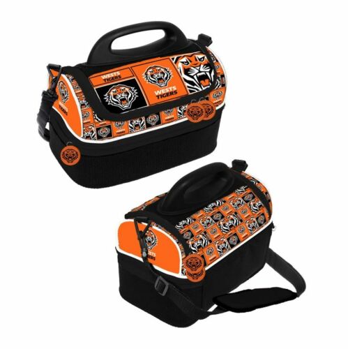 West Tigers Wests NRL Kids Cooler Bag Lunch Box Insulated Multi Storage