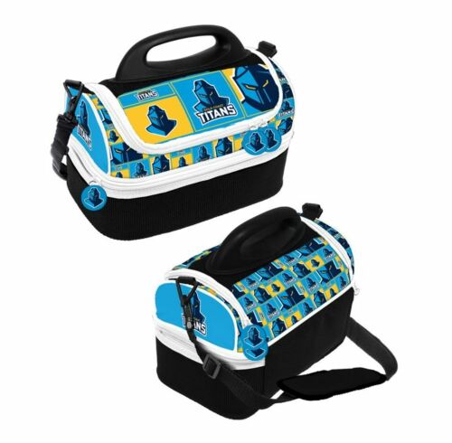 Gold Coast Titans NRL Kids Cooler Bag Lunch Box Insulated Multi Storage