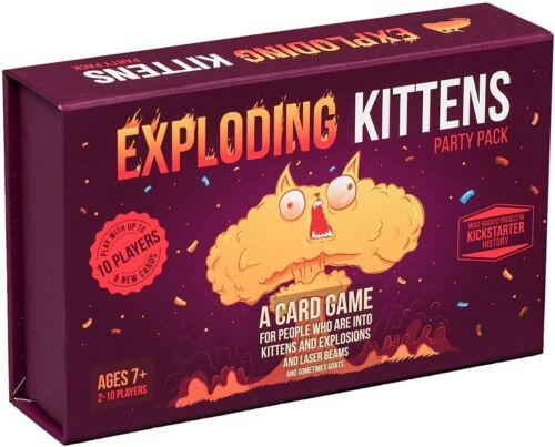 Exploding Kittens Party Pack - A Card Game For People Who Are Into Kittens And Explosives And Laser Beams And Sometimes Goats 