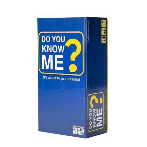 Do You Know Me? It's About To Get Personal Card Game Funny Adults Only - From The Creators of What Do You Meme? 