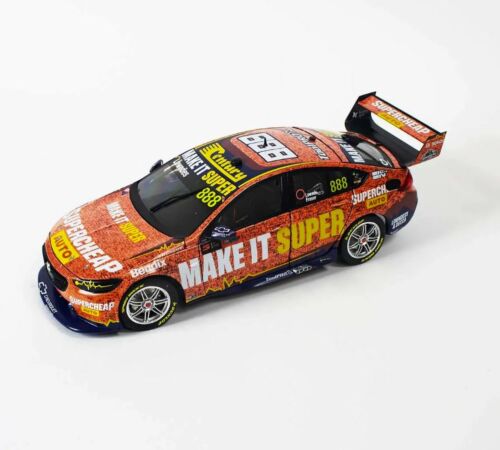 2022 Bathurst 1000 Craig Lowndes Declan Fraser #888 Triple Eight Race Engineering Supercheap Auto Racing Holden ZB Commodore 1:43 Scale Model Car 