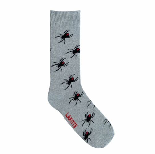 Redback Spider Patterned Lafitte Socks Combed Cotton Mens Size AU 6-11