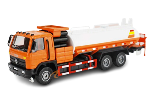 KDW Water Truck Orange 1:50 Scale Die Cast Model Vehicle