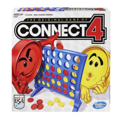 Connect 4 The Classic 2 Player Grid Match 4 Game Family Friendly Ages 6+