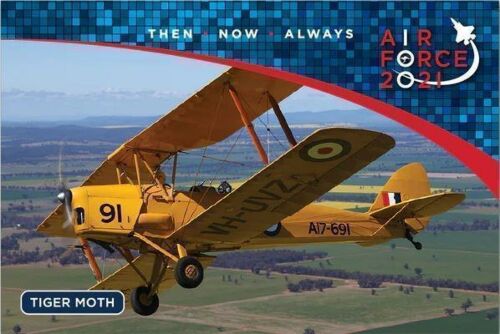 Air Force 100 2021 Centenary RAAF Tiger Moth Flat Magnet