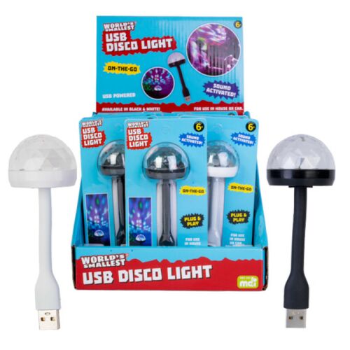 World's Smallest USB Powered Colourful Disco Light 