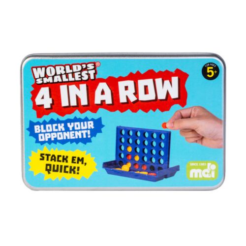 World's Smallest 4 In A Row Mini Game Travel Size Connect 4 In A Row To Win!
