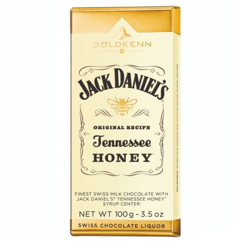 Jack Daniel's JD Honey Swiss Chocolate With Honey Syrup Centre 100g Block