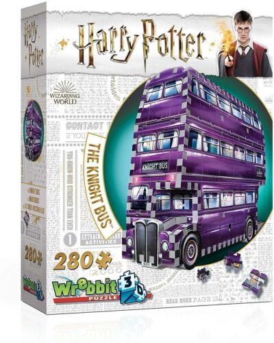 Harry Potter The Knight Bus 280 Piece Wrebbit 3D Jigsaw Puzzle Great Gift Idea